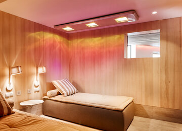 Ruheliegen im Spa-Bereich