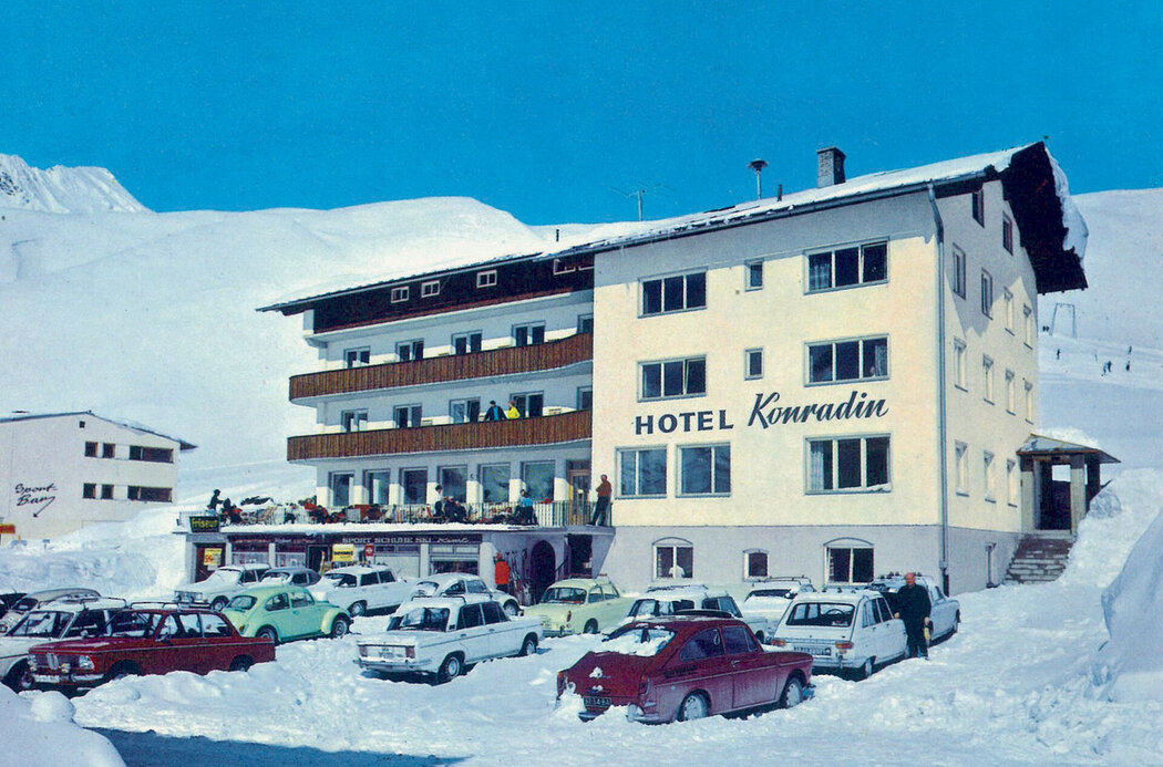 Historisches Bild vom Hotel Konradin