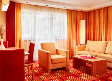 Sitzgruppe in Hotelsuite