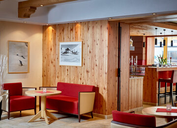 Gemütliche Hotelbar in Kühtai