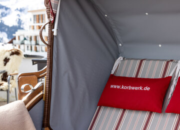 Detailansicht Strandkorb