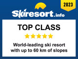 Top Class rating 2023 at Skiresort.de