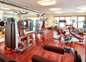Fitnessraum im Hotel Konradin