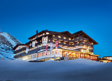 Außenansicht Hotel Konradin Kühtai