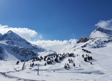 Panorama Skigebiet Kühtai
